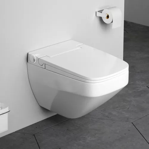 AM.PM  Inspire V2.0 подвесной унитаз с интегрированным электронным биде TouchReel, изображение 2