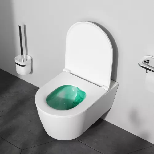 AM.PM  Func подвесной унитаз 54 см FlashClean с сиденьем микролифт, бел мат, изображение 3