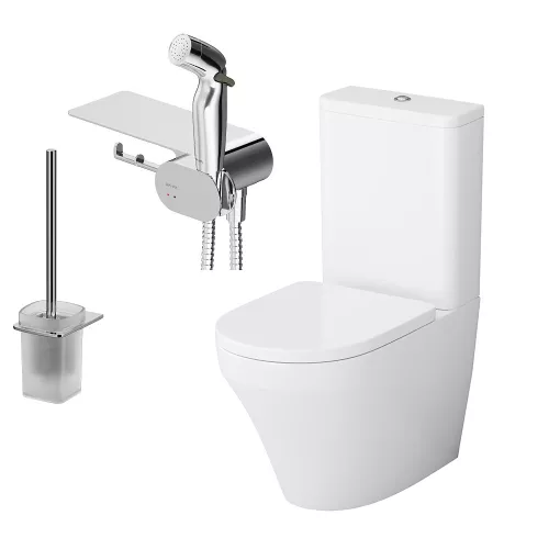 AM.PM Inspire V2.0 набор унитаз-компакт с гиг.душем, изображение 2