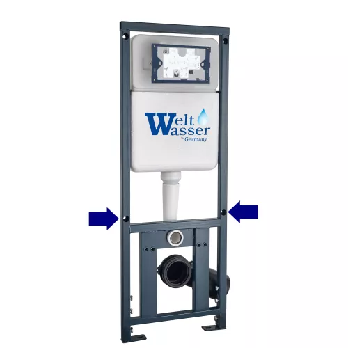 Инсталляция для подвесного унитаза WeltWasser MARBERG 410 без кнопки, изображение 2