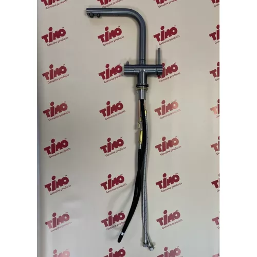 Смеситель для кухни Timo Saona 2356/18FL черное золото с подключением фильтра и выдвижной лейкой, изображение 3