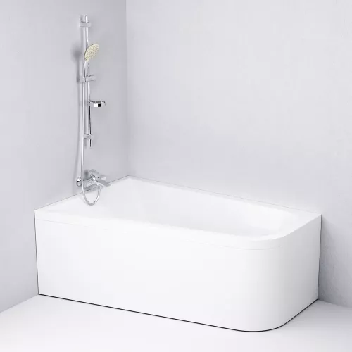 AM.PM Ванна акриловая spirit  ассиметричная 160x100, без слива/перелива, левая, Выбрать размер: 160x100, Ориентация: левая, изображение 4