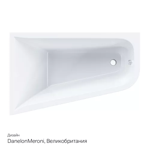 AM.PM Ванна акриловая spirit  ассиметричная 160x100, без слива/перелива, левая, Выбрать размер: 160x100, Ориентация: левая, изображение 11