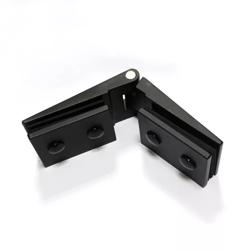 Душевой уголок ABBER Ewiges Wasser  трапеция , прозрачное /черный, Цвет стекла: прозрачное, Цвет профиля: Черный, Выбрать размер: 80х80, изображение 5