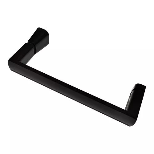 Душевой уголок ABBER Schwarzer Diamant квадрат , прозрачное/черный, Цвет стекла: прозрачное, Цвет профиля: Черный, Выбрать размер: 100х100, изображение 3