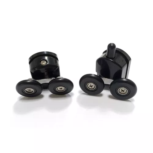 Душевой уголок ABBER Schwarzer Diamant AG30100BH-S100B  в угол, Цвет стекла: прозрачное, Цвет профиля: Черный, Монтаж: В угол, Выбрать размер: 100х100, изображение 3