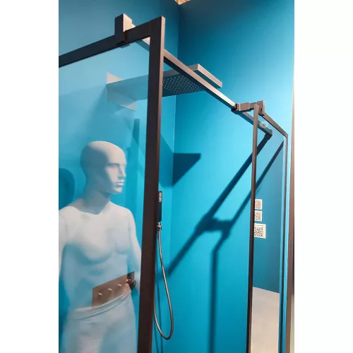 Душевой уголок ABBER Immer Offen AG67128B/AG67129B, Выбрать размер: 120х80, изображение 5