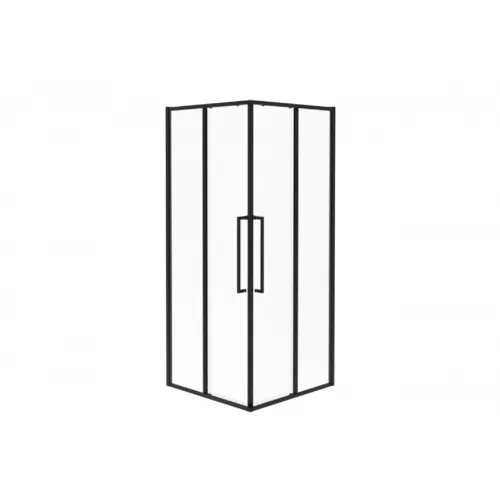 Душевое ограждение ESBANO ESS-90/100KV-B  без поддона, Цвет профиля: Черный, Выбрать размер: 90х90, изображение 3