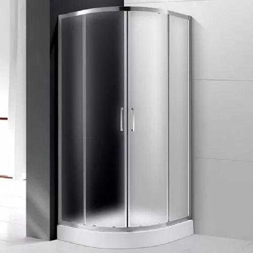 Душевой уголок CEZARES MOLVENO-R-2-P-Cr, Цвет стекла: рифленое, Цвет профиля: Хром, Выбрать размер: 100х100