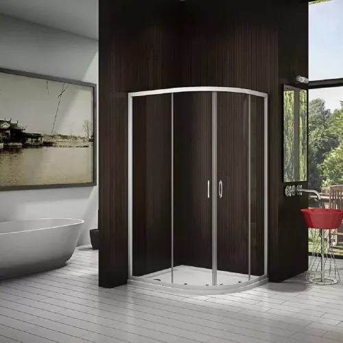 Душевой уголок Good Door LATTE  R-120-C-WE без поддона матовое/прозрачное, Выбрать размер: 120x80, Цвет стекла: прозрачное