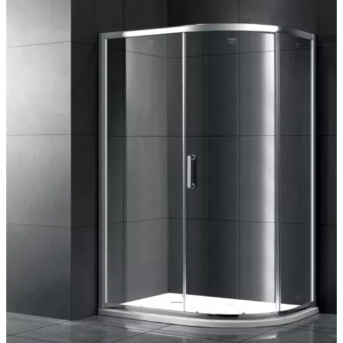 Душевой уголок Gemy Victoria S30181, Цвет стекла: прозрачное, Цвет профиля: Хром, Выбрать размер: 80х120, изображение 2