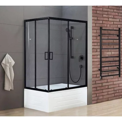 Душевые ограждения: Душевой угол Royal Bath RB 8100BP прямоугольный 1 в магазине Акватория