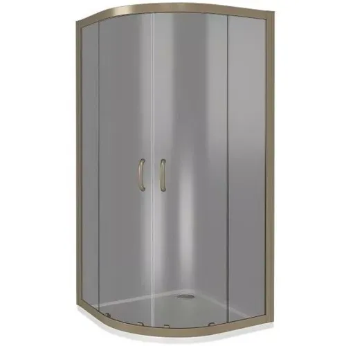 Душевые уголки Good Door  JAZZE R-C-BR/-B-BR без поддона, Выбрать размер: 100x100, Цвет стекла: тонированное
