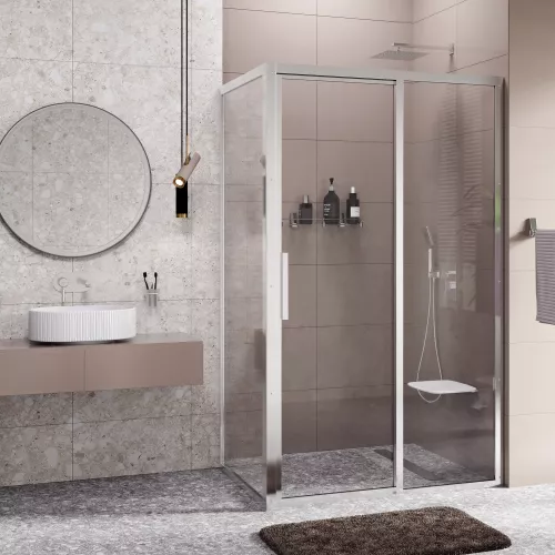 Душевой уголок WasserKRAFT Lopau 32S07R, Цвет стекла: прозрачное, Цвет профиля: Хром, Ориентация: правая, изображение 2