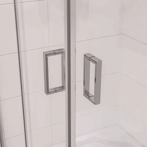 Душ. ограждение NG-6608-08/6609-08 квадрат, двери раздвижные, без поддона, Выбрать размер: 90x90, изображение 4