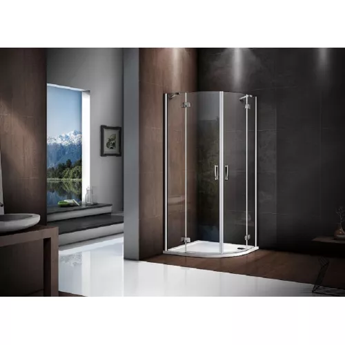 Душевой уголок Good Door Saturn R-C-CH прозрачный без поддона, Выбрать размер: 90x90, Цвет стекла: прозрачное, изображение 2