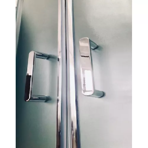 Душевой уголок Royal Bath RB HPD RB HP квадратный, Цвет стекла: матовое, Высота поддона: Низкий, Цвет профиля: Хром, Выбрать размер: 90x90, изображение 6