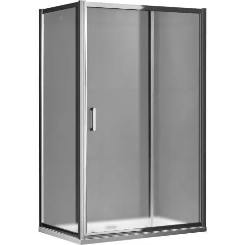 Душевой уголок Gemy Victoria S30191HM-A70M  матовое стекло, Цвет стекла: матовое, Цвет профиля: Хром, Выбрать размер: 70х100