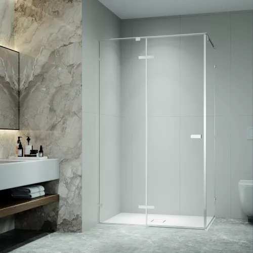 Душевой уголок RGW SV-040  прозрачное/хром, Цвет стекла: прозрачное, Цвет профиля: Хром, Выбрать размер: 1200x1000