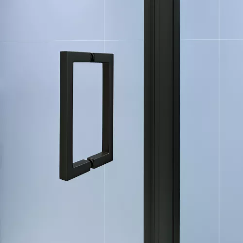 Душевой уголок RGW SV-135B, Цвет стекла: прозрачное, Цвет профиля: Черный, Выбрать размер: 1000x1000, изображение 3