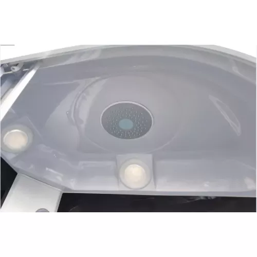 Кабина душевая  EC1231L/R  PARLY, Цвет стекла: тонированное, Высота поддона: Низкий, Цвет профиля: Белый, Выбрать размер: 120х80, Ориентация: левая, изображение 6