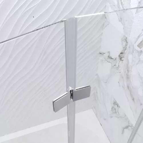 Душевая шторка Radomir Смайл складная на ванну 4/5 секционная Chrome, Внешний вид: 4 секции, изображение 2