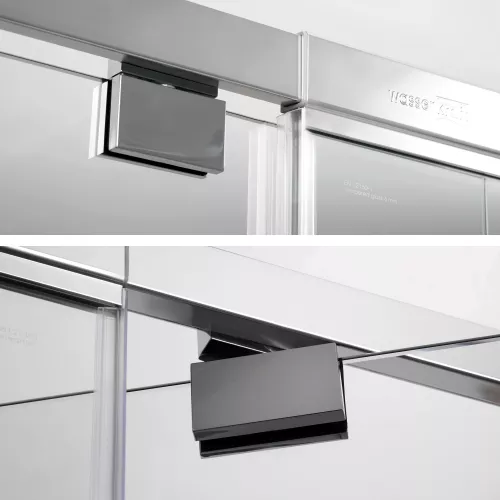 Душевая дверь WasserKRAFT Berkel телескоп. профиль, Выбрать размер: 80, изображение 8