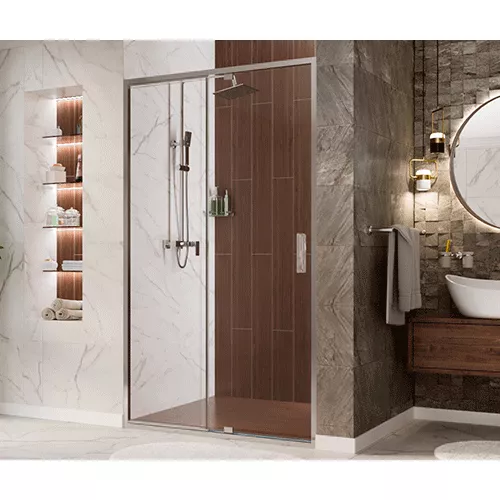 Душевая дверь WasserKRAFT Berkel телескоп. профиль, Выбрать размер: 80, изображение 3