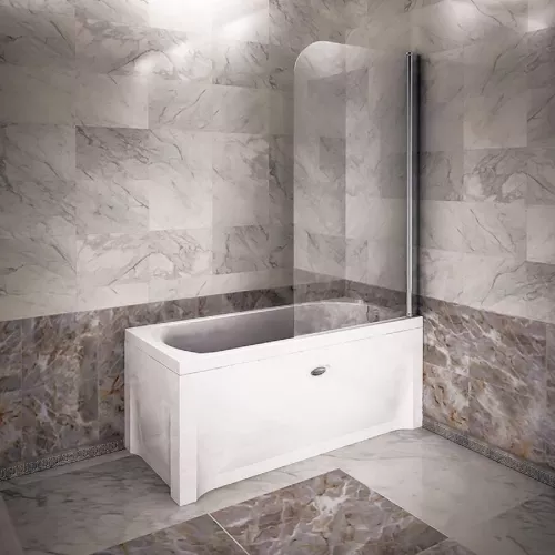 Душевая шторка  на ванну  Radomir (140*75) правая/левая, Ориентация: Левая