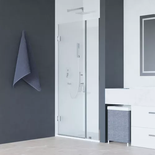 Душевая дверь RGW HO-012, Цвет стекла: прозрачное, Цвет профиля: Хром, Выбрать размер: 90, изображение 2