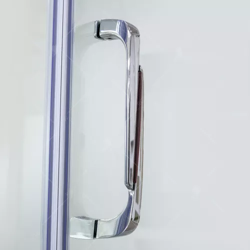 Душевая дверь RGW SA-01, Цвет стекла: прозрачное, Цвет профиля: Хром-Красный, Выбрать размер: 120, изображение 4