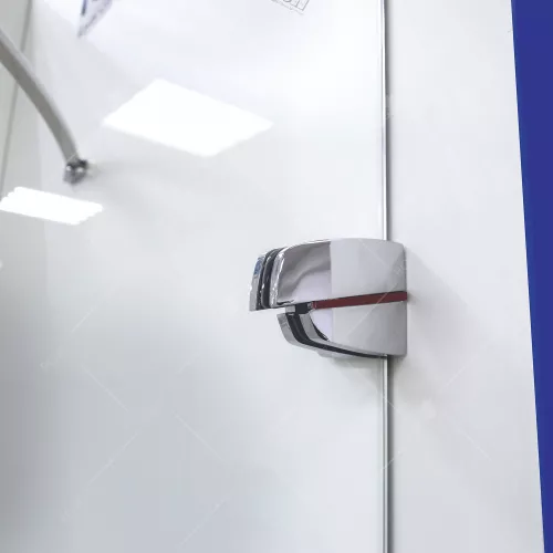 Душевая дверь RGW SA-01, Цвет стекла: прозрачное, Цвет профиля: Хром-Красный, Выбрать размер: 120, изображение 6