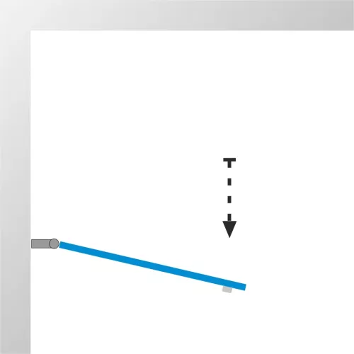 Шторка на ванну Triton Соло 75, Цвет профиля: Хром, изображение 9