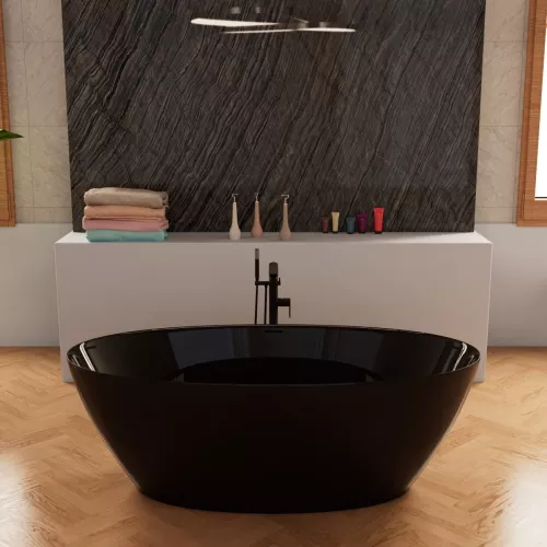 Ванны: Ванна акриловая Frank F6123 Black/Black  170х81 1 в магазине Акватория