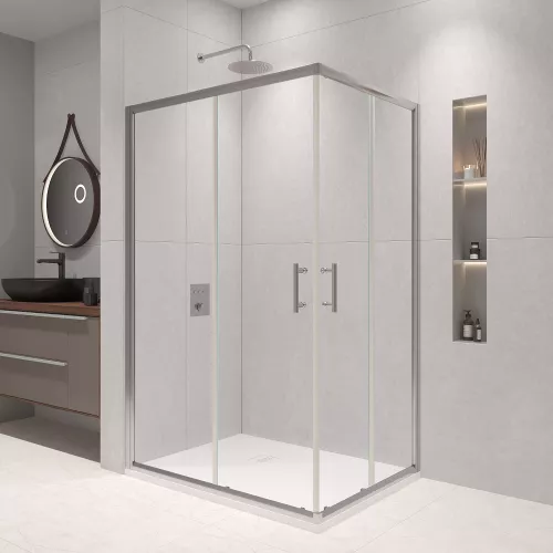 Душевой уголок RGW PA-146, Цвет стекла: прозрачное, Цвет профиля: Хром, Выбрать размер: 900x1200