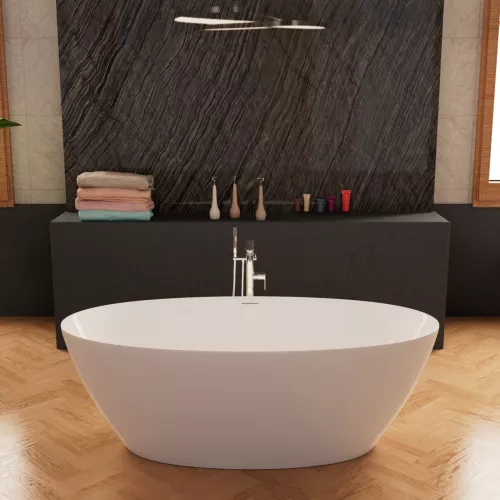 Ванна акриловая Frank F6123 White  170х81, Выбрать цвет: Белый