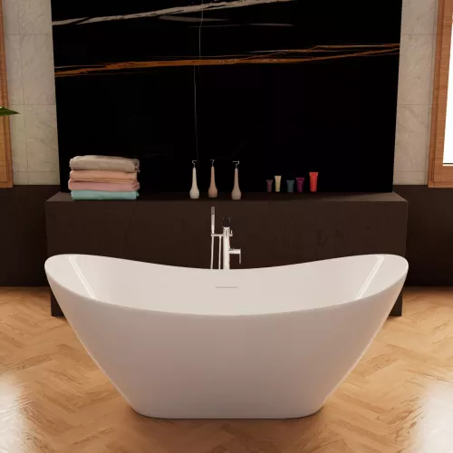 Ванны: Ванна акриловая Frank F6107 White 170х75 1 в магазине Акватория