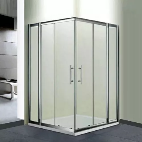 Душевой уголок RGW HO-311 (HO-31 + 2Z-41), Цвет стекла: прозрачное, Цвет профиля: Хром, Выбрать размер: 1100x1100