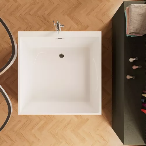 Ванна акриловая Frank F6131 отдельностоящая, изображение 2