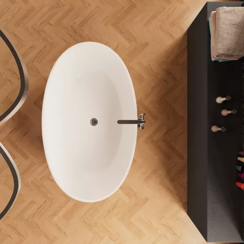 Ванна акриловая Frank F6139 отдельностоящая, изображение 4