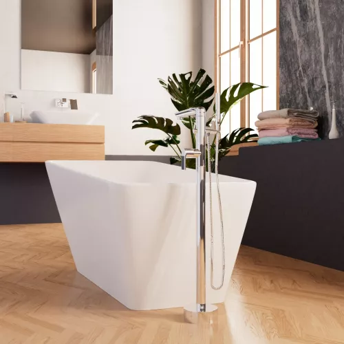 Ванна акриловая Frank F6106 White 170х80, Выбрать цвет: Белый, изображение 3