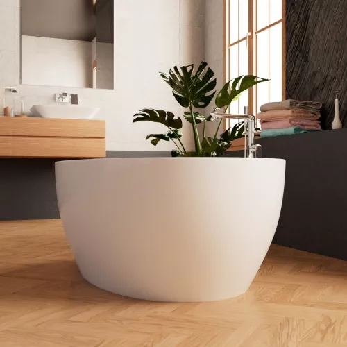 Ванна акриловая Frank F6139 отдельностоящая, изображение 3