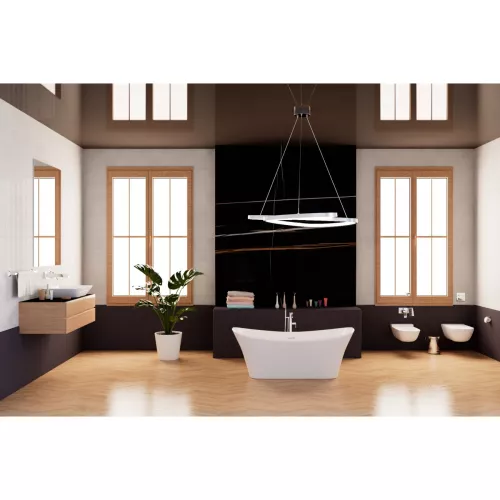 Ванна акриловая Frank F6104 White  170х75, Выбрать цвет: Белый, изображение 5