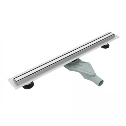 Желоб щелевой ESBANO S-SIDE-60MC/70MC/80MC матовый хром, Выбрать цвет: Матовый хром, Выбрать размер: 600