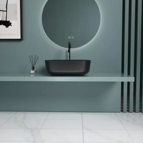 Раковина накладная "ERCINA-N" (matt black), Выбрать цвет: Чёрный, изображение 6