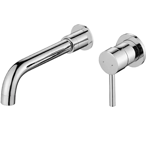 Смеситель для раковины скрытого монтажа ACWEN 6605A хром, Выбрать цвет: Хром, изображение 14