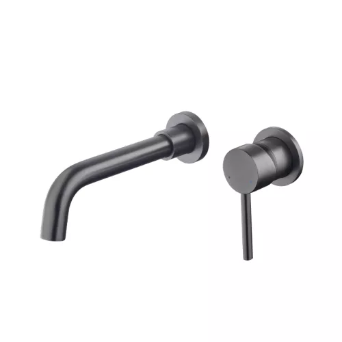 Смеситель для раковины скрытого монтажа ACWEN 6605D графит, Выбрать цвет: Графит, изображение 13