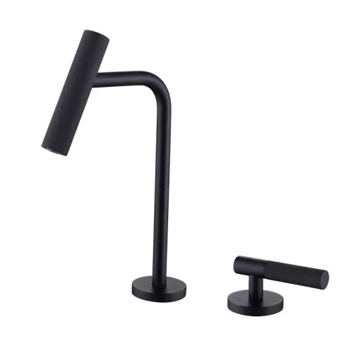 Смеситель для раковины ACWEN BN 063B черный матовый дизайнерский, Выбрать цвет: Чёрный, изображение 4