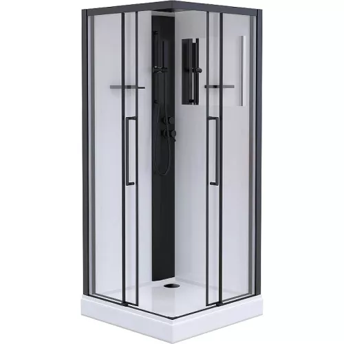 Душевые кабины и сауны: Душевая кабина ESBANO ESM-90CKR  90х90х215 1 в магазине Акватория