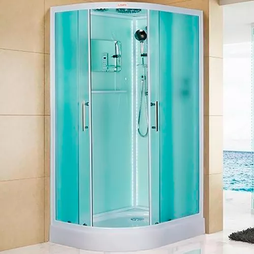 Душевая кабина Esbano ES-L115CR  L/R с крышей и LED освещением 85х115, Ориентация: правая